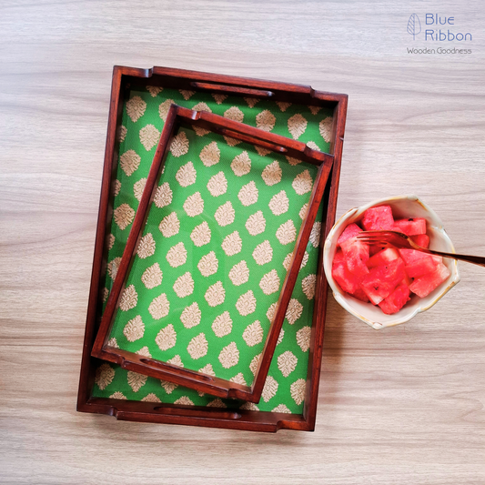 BANARSI BLISS WOODEN TRAYS