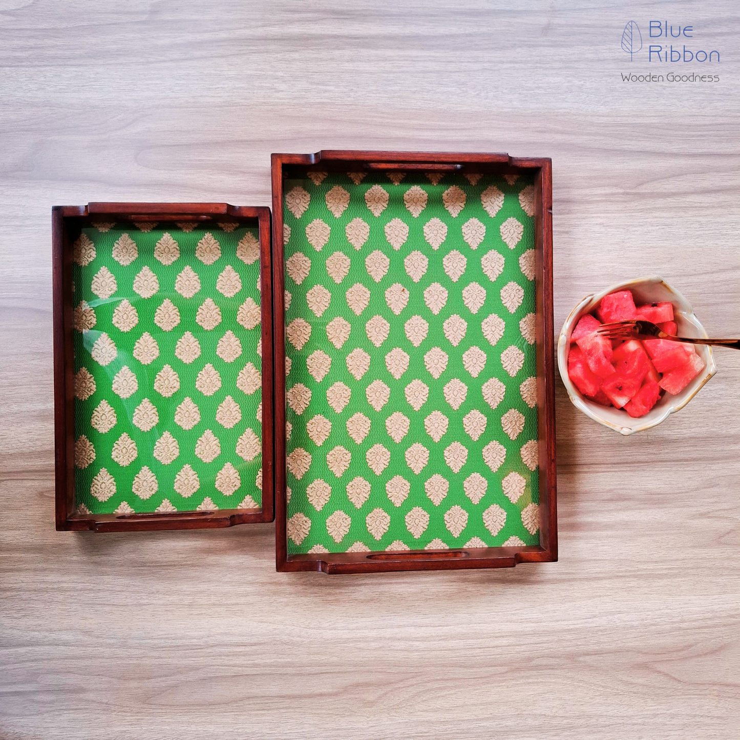 BANARSI BLISS WOODEN TRAYS