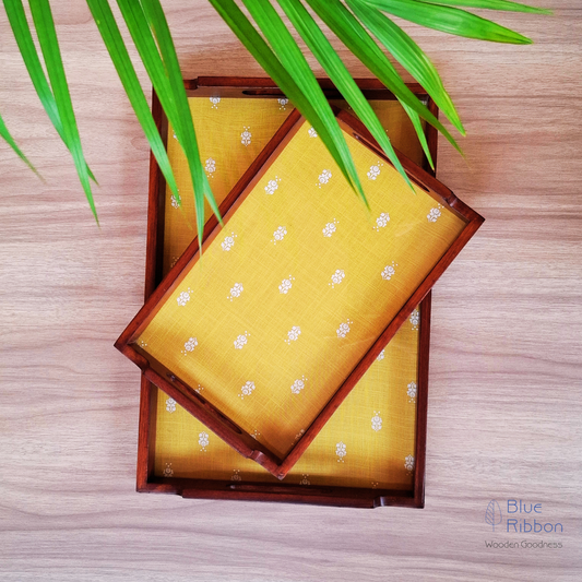 SUNSHINE CHARM WOODEN TRAYS