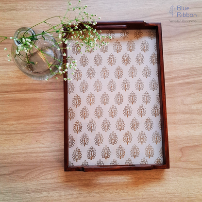ROYAL MOTIF WOODEN TRAYS