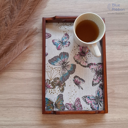 BUTTERFLY WOODEN TRAYS