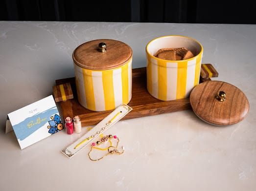 SUNSTRIP JAR & TRAY COMBO- RAKHI EDITION