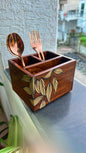 RUSTIC LEAF ORGANIZER